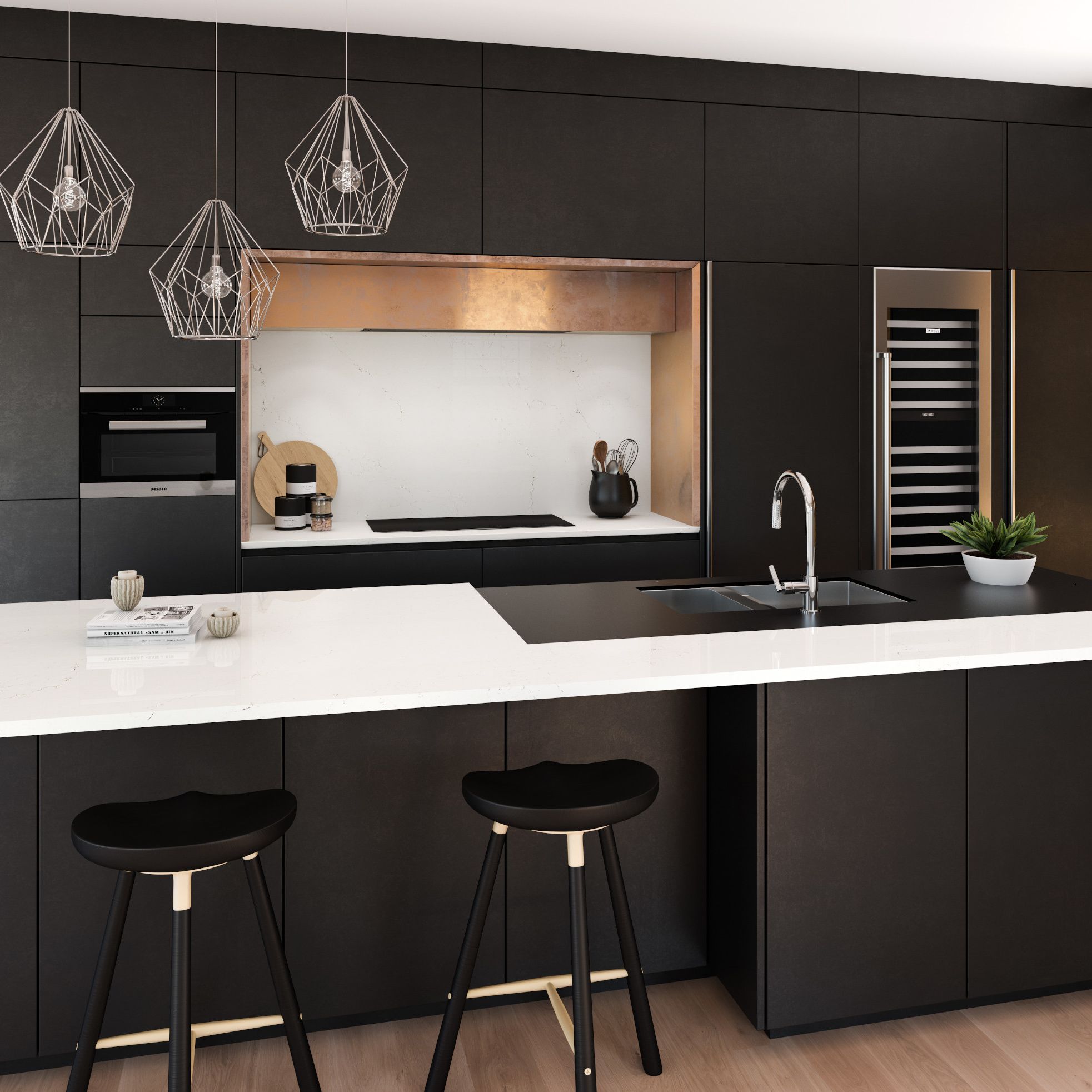 A picture containing indoor, wall, kitchen appliance
Description automatically generated