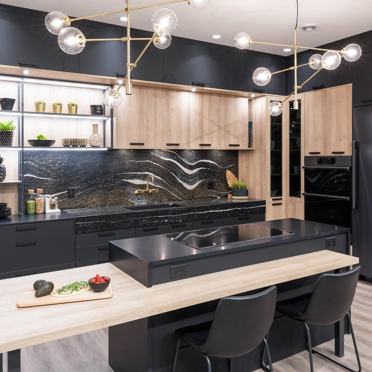 A picture containing indoor, ceiling, kitchen, living
Description automatically generated