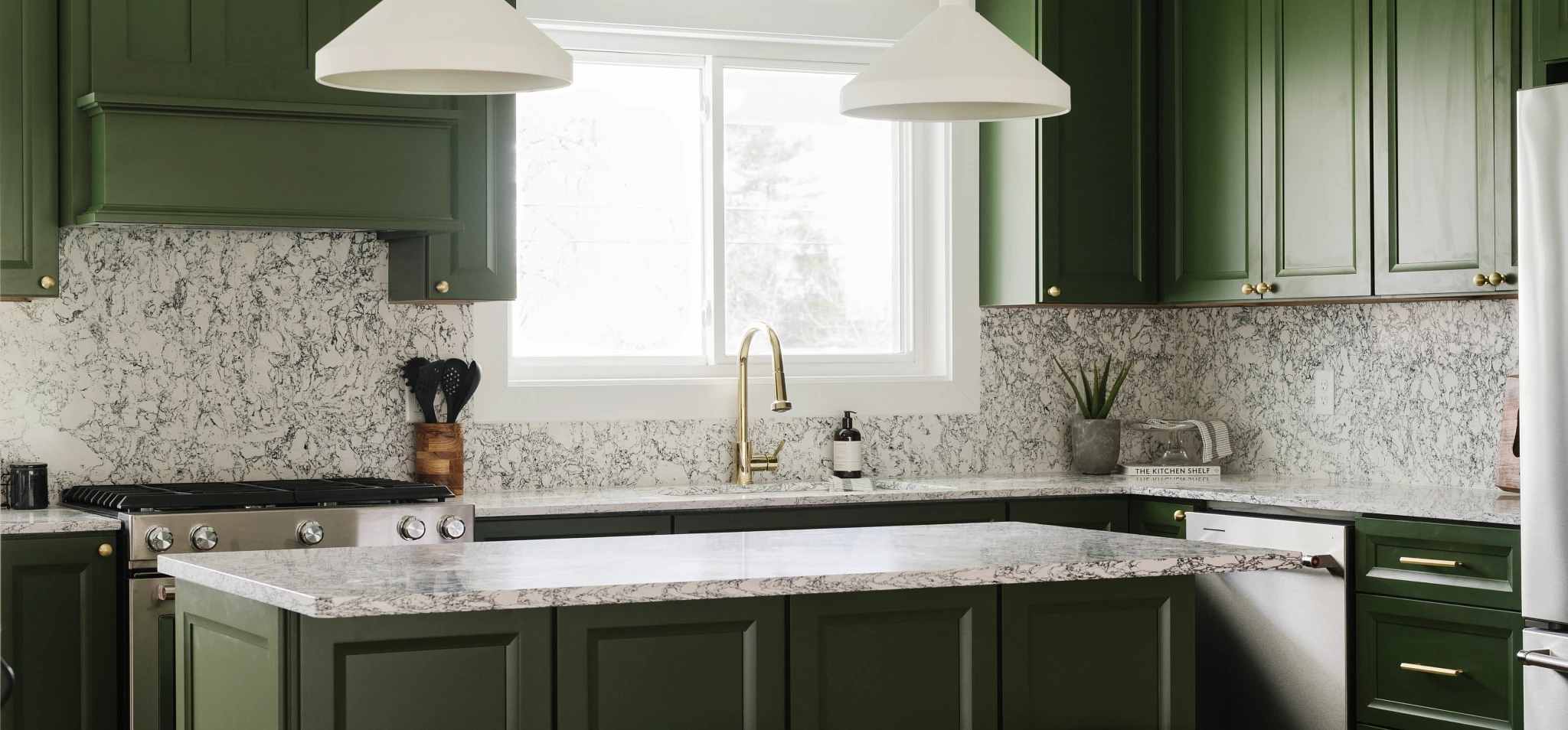 Our Favorite Green Kitchen Designs For Your Home - Cambria® Quartz Surfaces