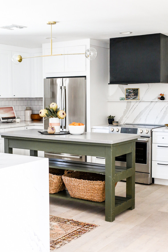 A picture containing indoor, kitchen, floor, appliance
Description automatically generated